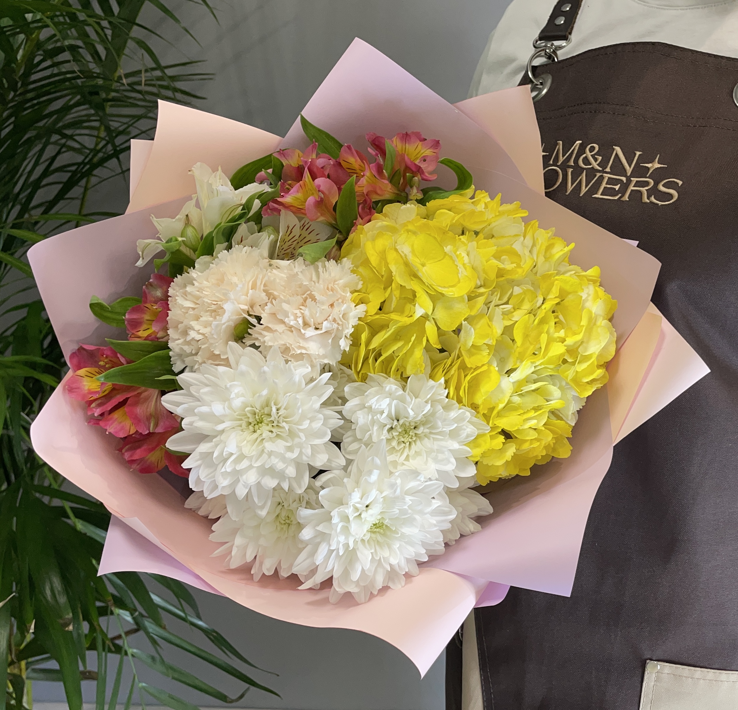 Авторский букет с Гортензией